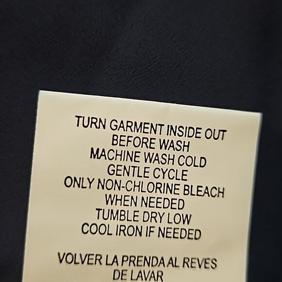 NWT Mason & Belle Romantic Navy Boho Blouse Sz Small - Picture 12 of 12